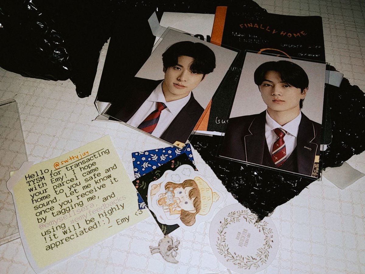 swttyjay's tweet photo. tysm @emysellsera jayke finally came home. they're safe and secured. hoping for more transactions with u po! 🫶
#emyfeedbacks https://t.co/zFtIqgZjFq