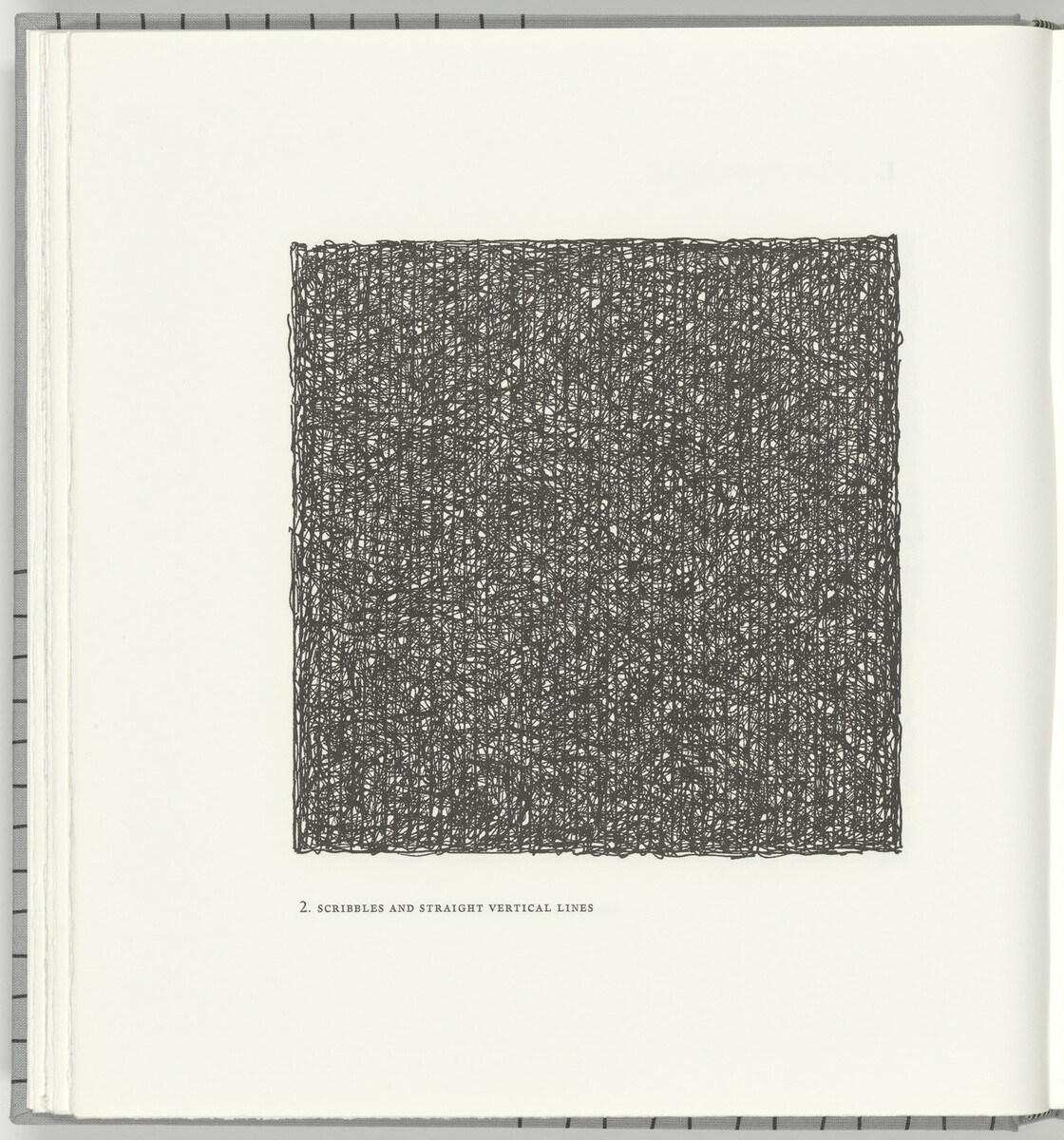 Sol LeWitt, Scribbles and Straight Vertical Lines(plate 2) from Squarings, 2003 #sollewitt #museumofmodernart moma.org/collection/wor…