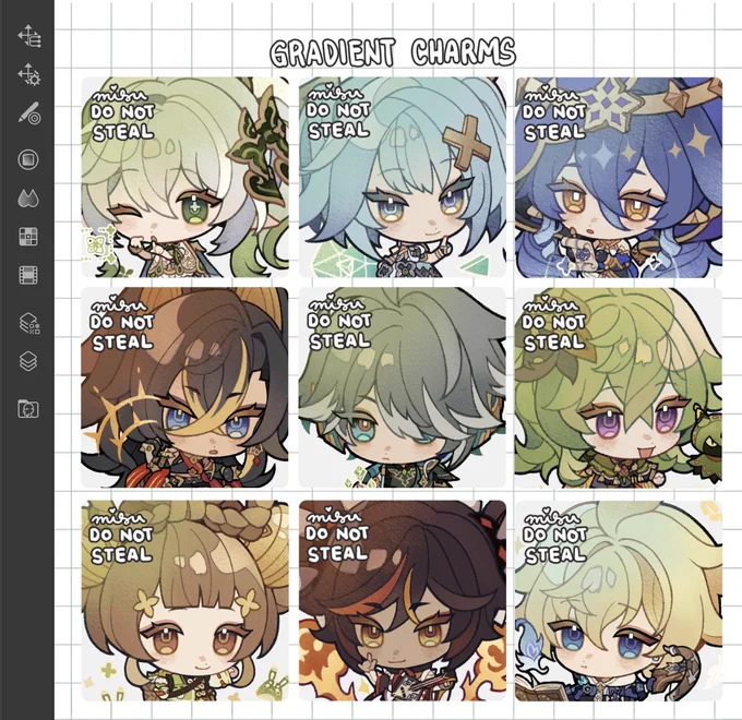 interest check for doujima! please let me know which set you're most interested in! i'll have a poll below 🙏 feel free to let me know which characters you like too! 🥺💖 