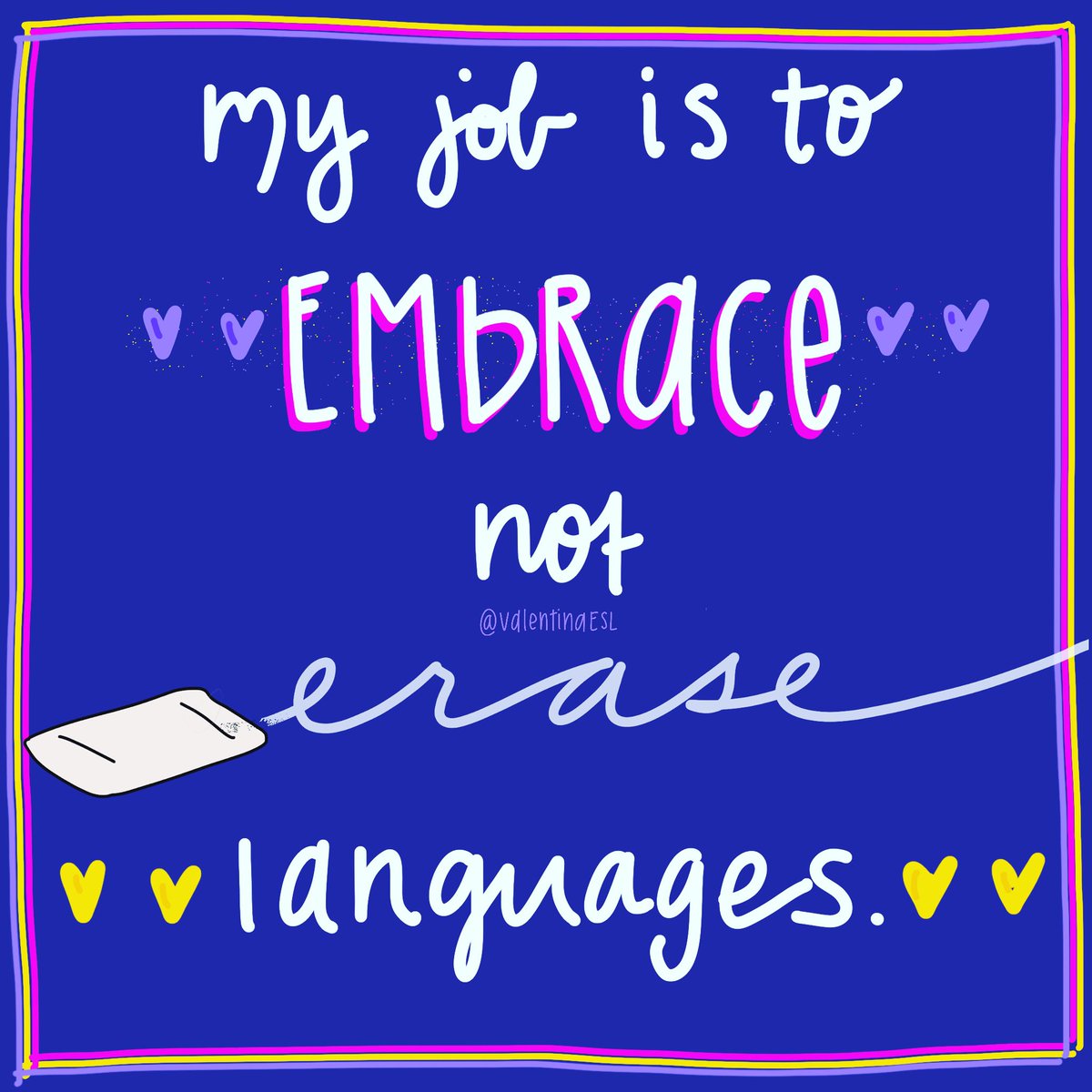 ValentinaESL's tweet image. Celebremos! 🎉 April is National Bilingual/Multilingual Learner Advocacy Month, a time to recognize and support the diverse language learners in our communities. Let's embrace linguistic diversity and promote equitable access to education for all. #MultilingualLearners…