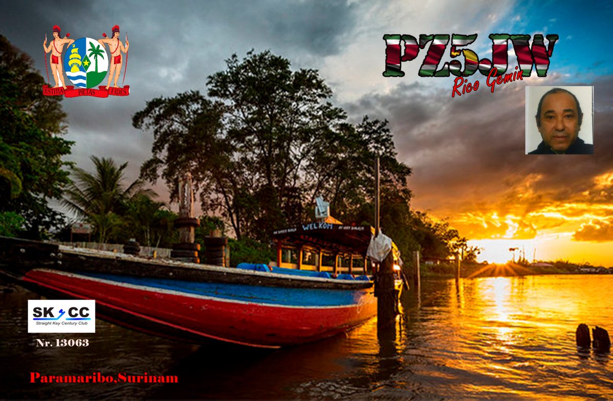 IntlWspr's tweet photo. The new #WSPR Beacon in Surinam is on the Air! Rico #PZ5JW is transmitting on a synced schedule with 200 mW #Zachtek Transmitter and an #EFHW #hamradio This marks Beacon #7 operational in South America! #HFPropagation Data 24x7x365 https://t.co/7sjC4UJgWj