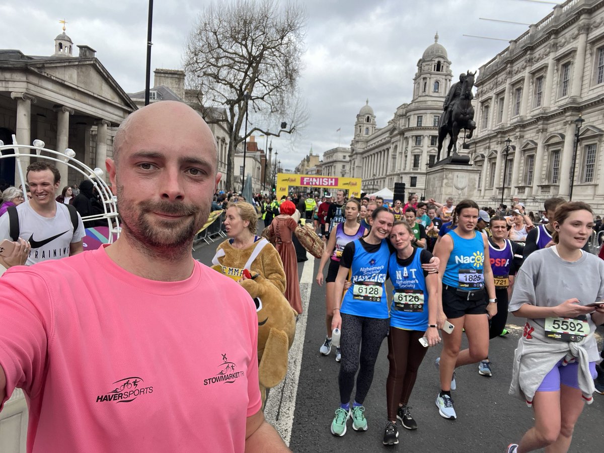 Completed the London Landmarks Half Marathon in 1 hour 59 minutes 43 seconds