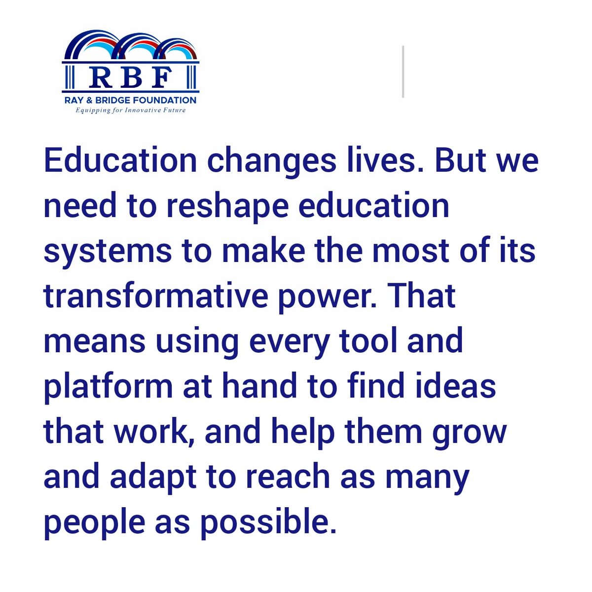 iyayi_'s tweet photo. To educate one life is to educate a generation. https://t.co/3MbtCdRccQ