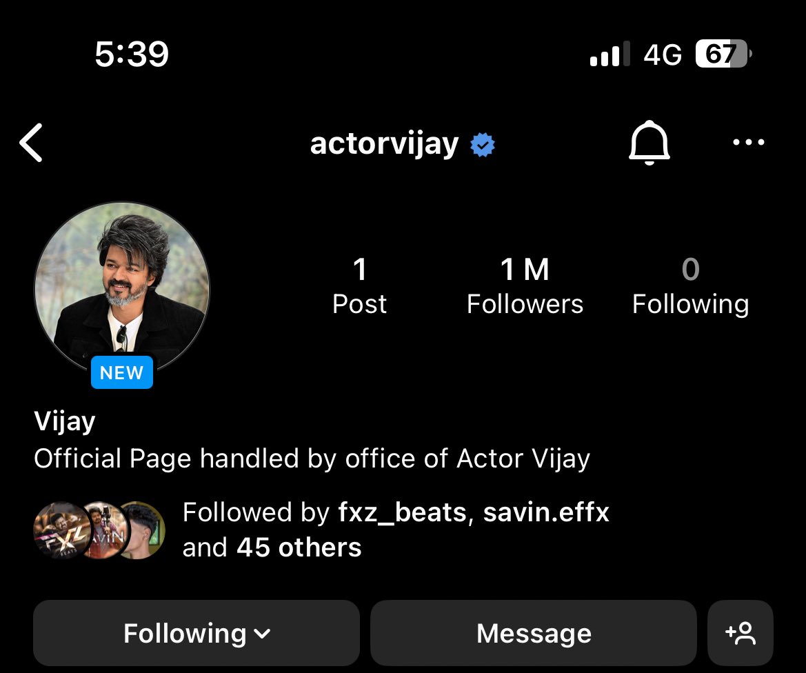 _cine_updates's tweet photo. Quickest 1M Followers on Instagram in the World !! 

1. BTS V - 43 Minutes
2. Angelina Jolie - 59 Minutes
3. #Thalapathy  @actorvijay - 99 Minutes 
4. Moon Tae ill - 105 Minutes

#ThalapathyOnINSTAGARM 
#Leo #LeoFilm https://t.co/aDmtez6V2E
