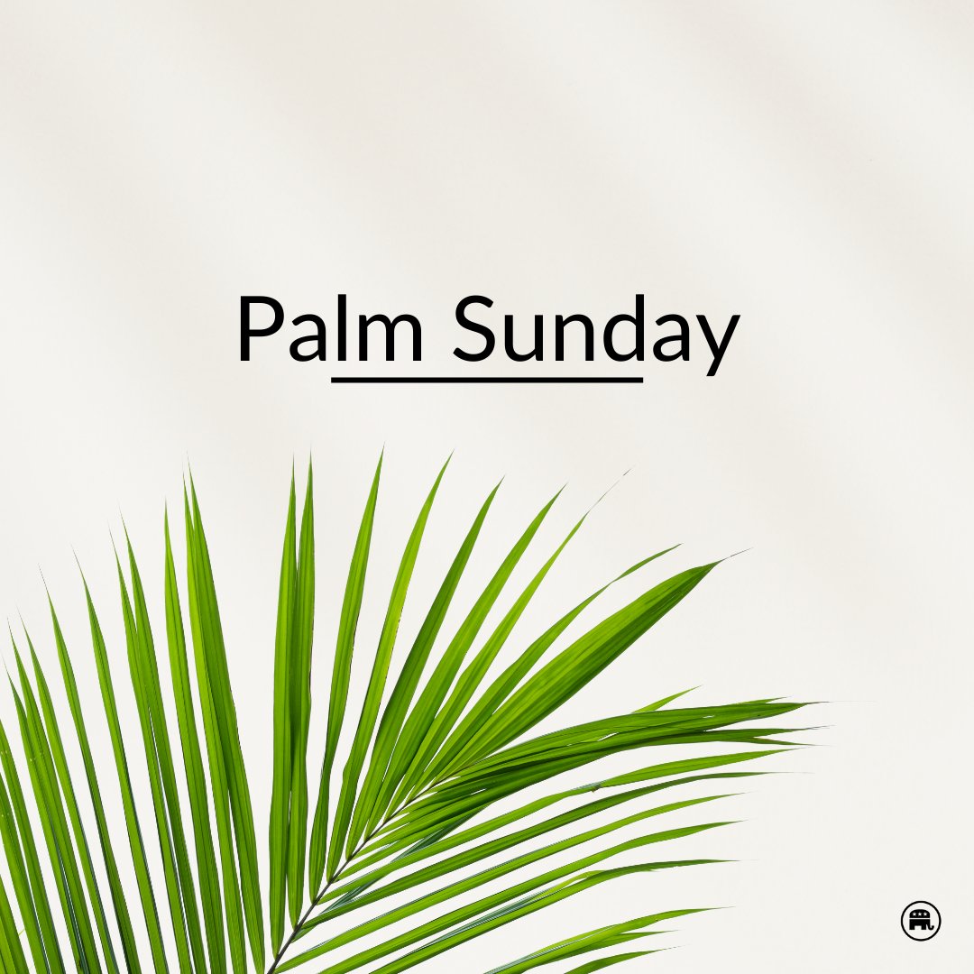 Have a blessed Palm Sunday!