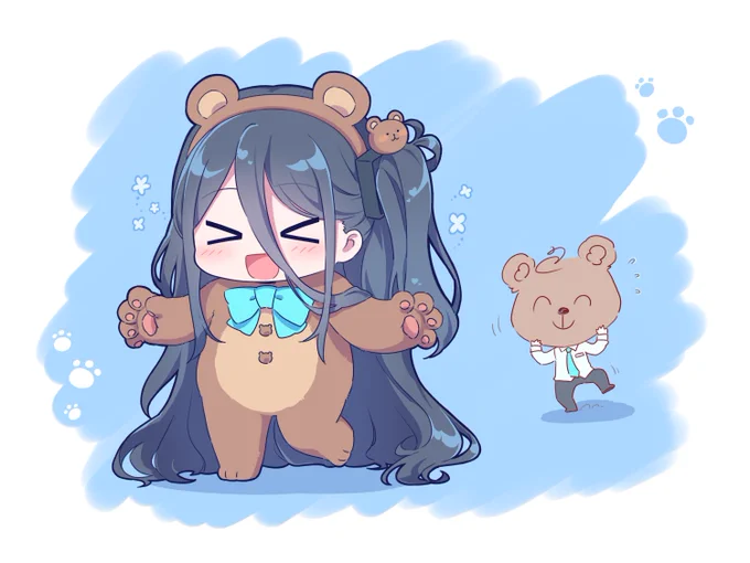 Aris Bear #ブルアカ #BlueArchive 