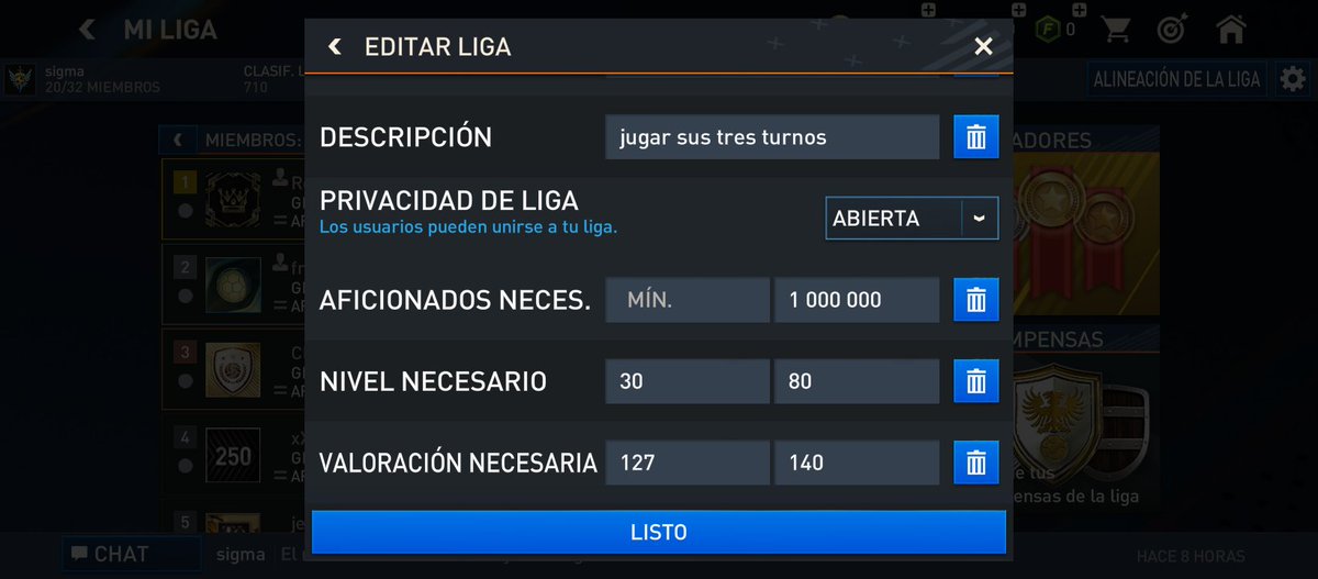 RonaldoFV's tweet photo. @MichaelGB032 @El_PROFE_FIFA @NeuxFM @tutiofifa @fifagreiff @nitrofm7 @fifa_droid Hola Bro ya acabo de arreglar ese problema , intenta de nuevo 😃 https://t.co/sjgOVmhWUl