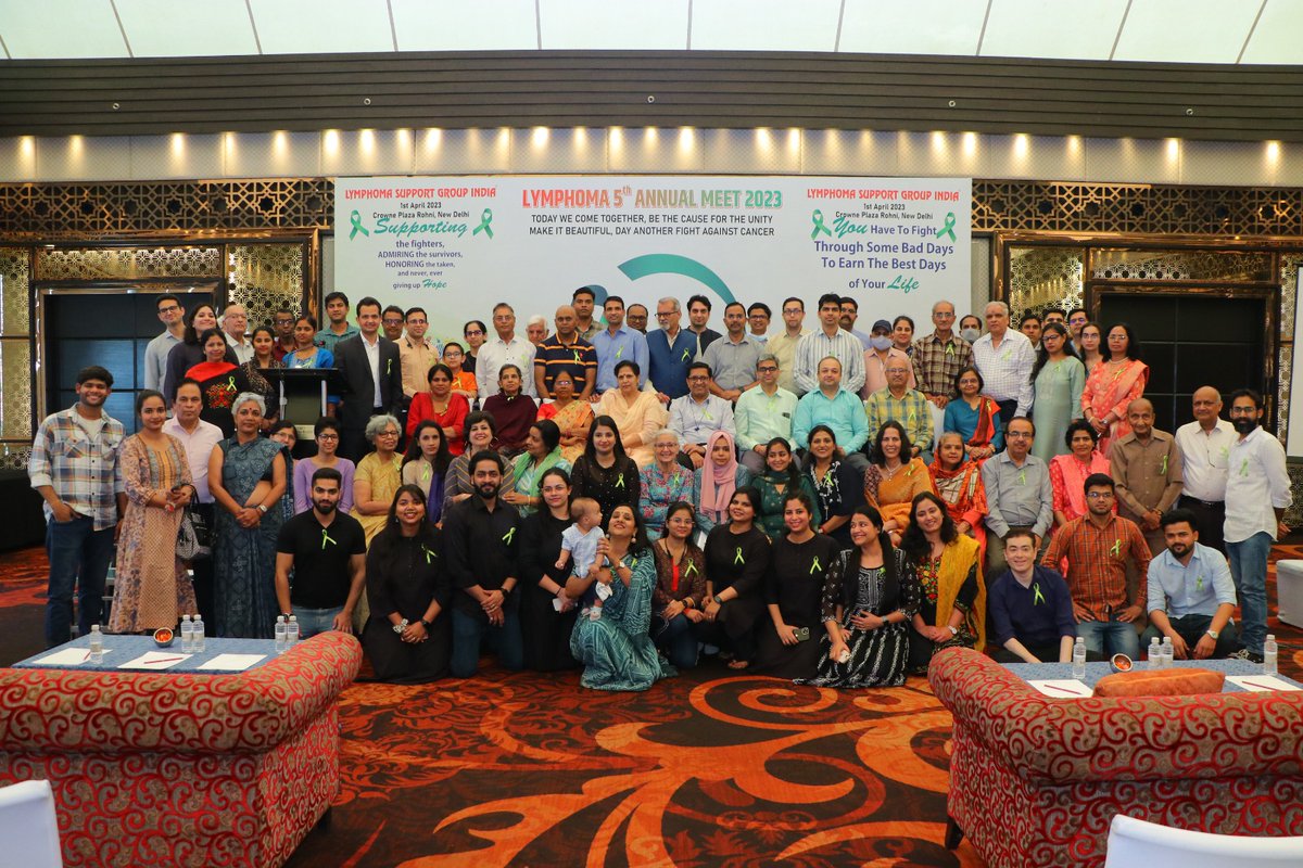 Shamim_KhanLSGI's tweet photo. Dear All,
We are excited to share with you the success of our recent Lymphoma 5th Annual Meet that took place yesterday [01st April 2023]. It was a truly inspiring and empowering event that brought together a community of survivors, fighters, and their families.

Sincerely,
LSGI https://t.co/SWVVuI7Yqs