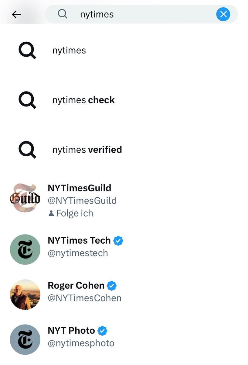 Die <a href="/nytimes/">The New York Times</a> ist jetzt in der Suche shadowbanned. Das russische Außenministerium nicht mehr.
