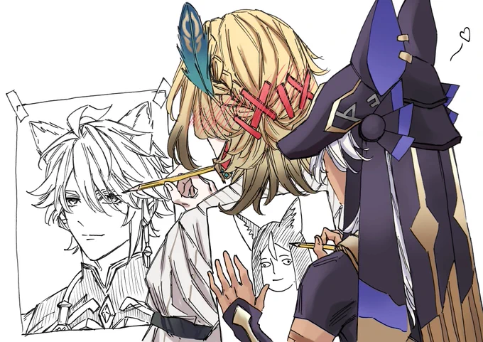 Guess the drawing game#cynonari  #赛提#haikaveh #アルカヴェ 