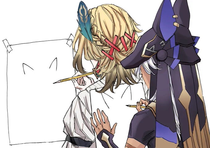 Guess the drawing game#cynonari  #赛提#haikaveh #アルカヴェ 