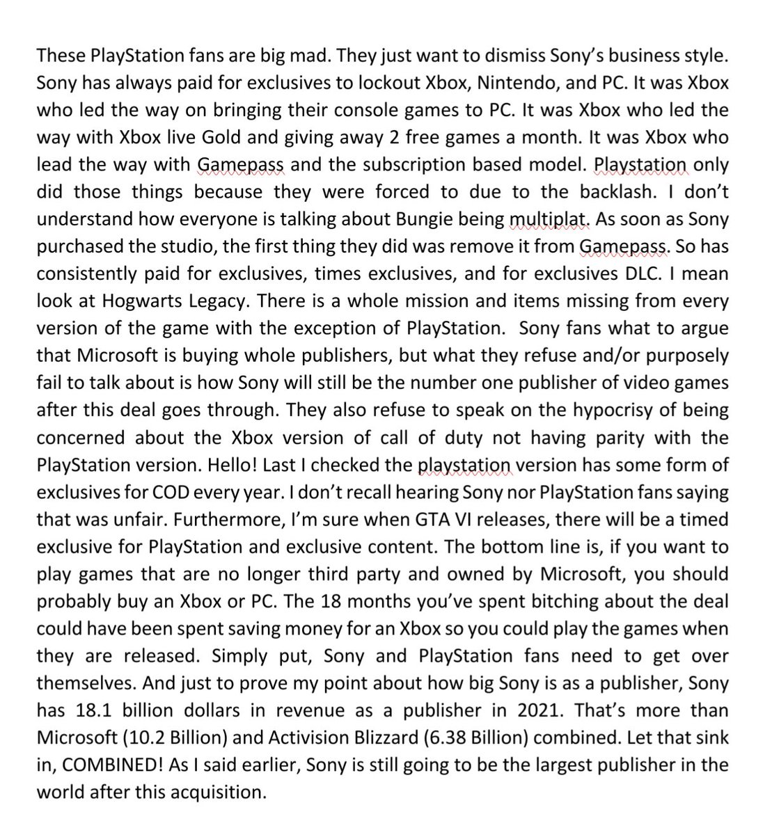 RDT1980's tweet photo. @oskool_g Pull it together Sony and PlayStation fans. https://t.co/lOBVff931h