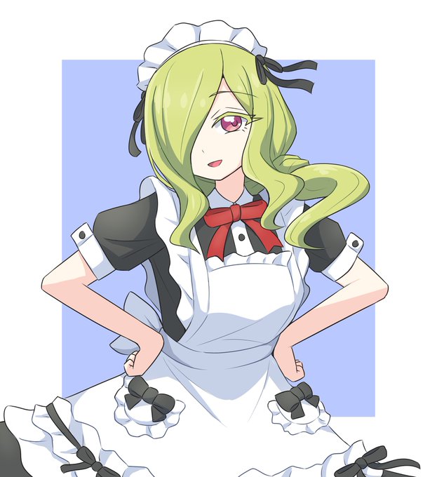 メイドコスなペルセポネ先生ペルちゃんと揃ってどうでしょうか #邪神ちゃんドロップキック 