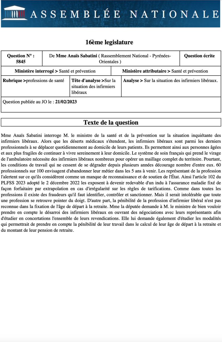 Idelencolere's tweet photo. En à peine 4 mois, grâce aux différentes rencontres avec nos Députés, 12 questions sont, à ce jour, remontées à l'@AssembleeNat . Voici quelques extraits
Merci 🙏 https://t.co/v8P4rufBet