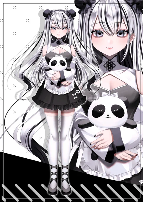 Vtuber 白李 絲さんのデザイン、立ち絵担当させて頂きました!よろしくお願いいたします! 