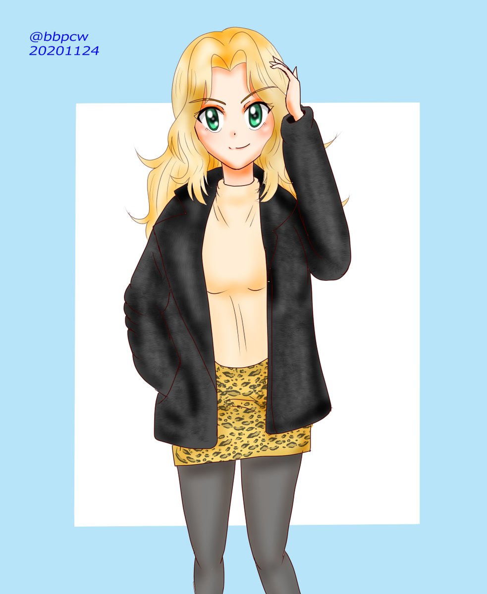 ケイ(ガルパン) 「探せばどんどん出てくるw#私服ガルパン 」|ビバ㌠ ユニバースのイラスト