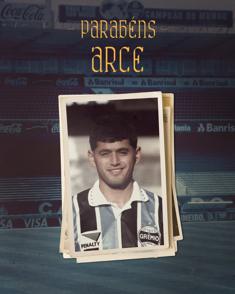 O ex-lateral Arce completa 52 anos! Defendeu o Grêmio de 1995 a 1997 conquistando dois Estaduais, uma Copa do Brasil, um Brasileirão, uma Recopa Sul-Americana e a Copa Libertadores de 1995. Fez 145 jogos e marcou 13 gols. Felicidades, Chiqui!