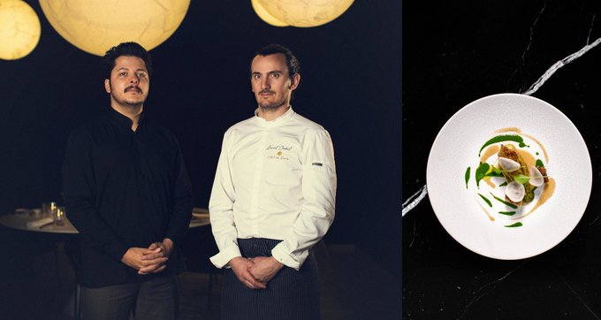 ArchibaldMcEnd's tweet photo. le #chef L. Chabert et le #sommelier P.A. Mengual proposent une expรฉrience sensorielle folle autour de la biodynamie des vins, mais aussi des mets : bienvenu dans la #MoonRoom.@GerardBertrandO
https://t.co/Z1hfP7HxVD https://t.co/C4yM6VnVhv