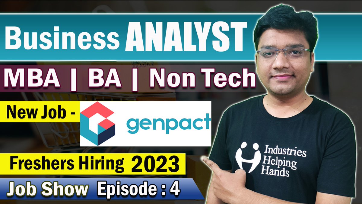 The_iScale's tweet photo. 📢 New Job Announcement

🔥 Genpact | Business Analyst | MBA | BA | Non Tech | Apply for Jobs👇🏻-
https://t.co/hd1nNWyCA3
➖➖➖➖➖➖
Hamare Free Live Master Class, Workshop, Project Discussion, Resume Building, Portfolio Creation class ke liye Register - 
https://t.co/KnhLbvrUWI https://t.co/vBwK5ipsj2