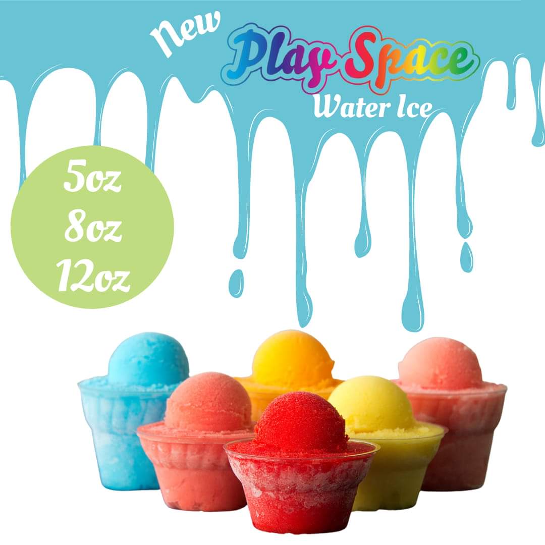 BIG NEWS For Playspace Kenosha Party &amp; Play Center ... 

In a couple more weeks, Our Snack Shack will officially be OPEN 🍿🍰🍧🍦🍧 We will now sell... 

•Water Ice 
•Funnel Fries 
•Funnel Cakes 
•Nachos 
•Smoothies 
•Character Popsicles 
&amp; more