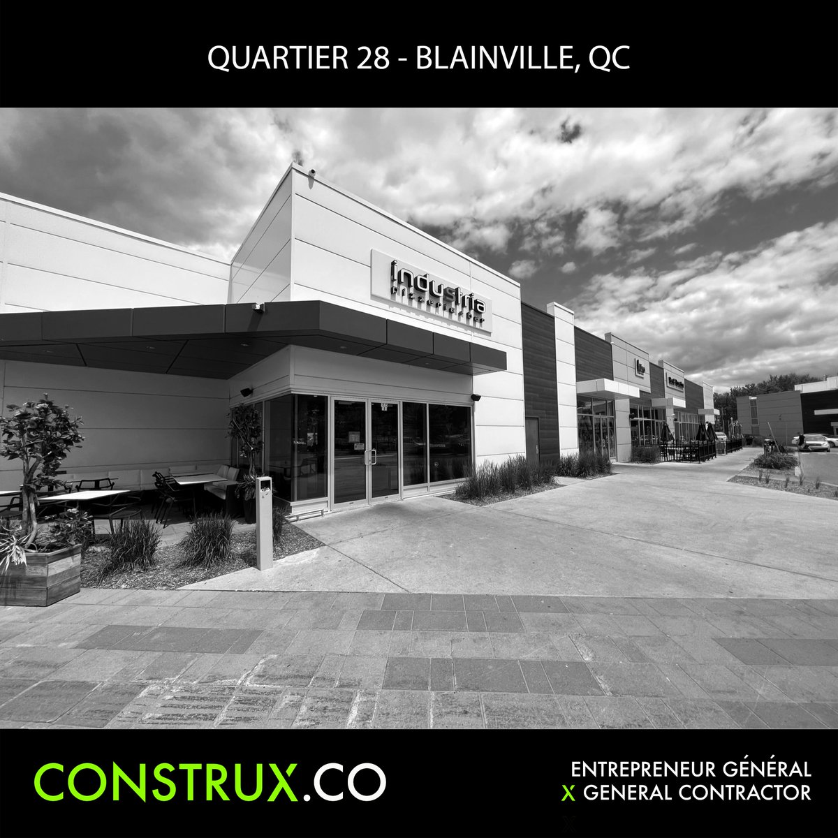 ConstruxCo's tweet image. 50,000 square foot food anchored commercial plaza built by Construx. #construx #generalcontractor #blainville