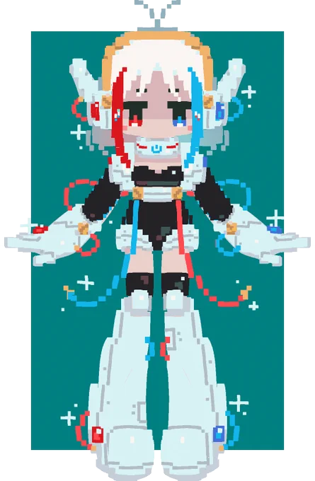 desktop doll for Zerafr based on their sona!!!  