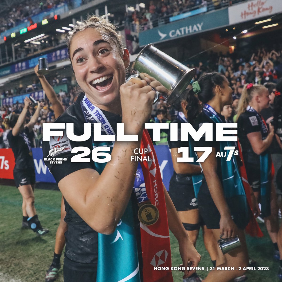 CHAMPS IN HONG KONG! 🏆

#BlackFerns7s | #HK7s | #HSBC7s