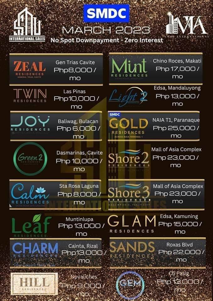 DangilanErica's tweet photo. Message Us for appointment and computation. #realestateinvesting #smdc #condo https://t.co/dBQ1fvpyQ1