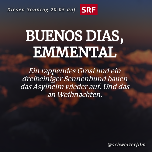 Ein rappendes Grosi und ein dreibeiniger Sennenhund bauen das Asylheim wieder auf. Und das an Weihnachten.