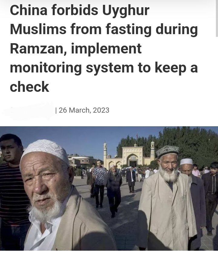 One_Dawah's tweet photo. In this blessed month, don't forget to keep the Uyhgurs in your duas. You have the privilege to fast, and they sadly do not. https://t.co/aMw1UdQ45u