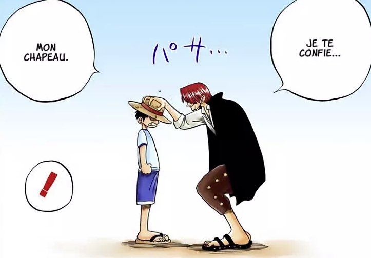 LANDOFWANO on X: Luffy ne va jamais rendre son chapeau de paille à Shanks,  il va mourir par la main de Marshall D. Teach, Luffy va le donner à la  nouvelle génération (