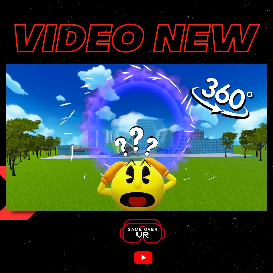 GameOverVR's tweet photo. Pac-Man is at it again! Check out episode 2 of Pac-Mans adventures. What could happen next??
https://t.co/seScY5azKO

#Pacman #VR #animation #RETROGAMING #fun https://t.co/qGZzdFKtRH