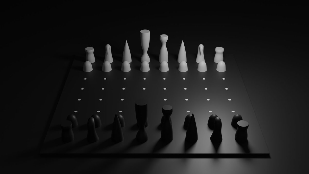 Strak schaaksetje ontworpen.