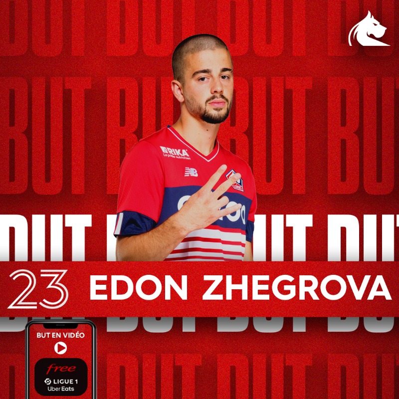 losclive's tweet photo. Le doublé en 2 minutes pour Edon Zhegrova 🤩🤩

#LOSCFCL | 3-1 90'