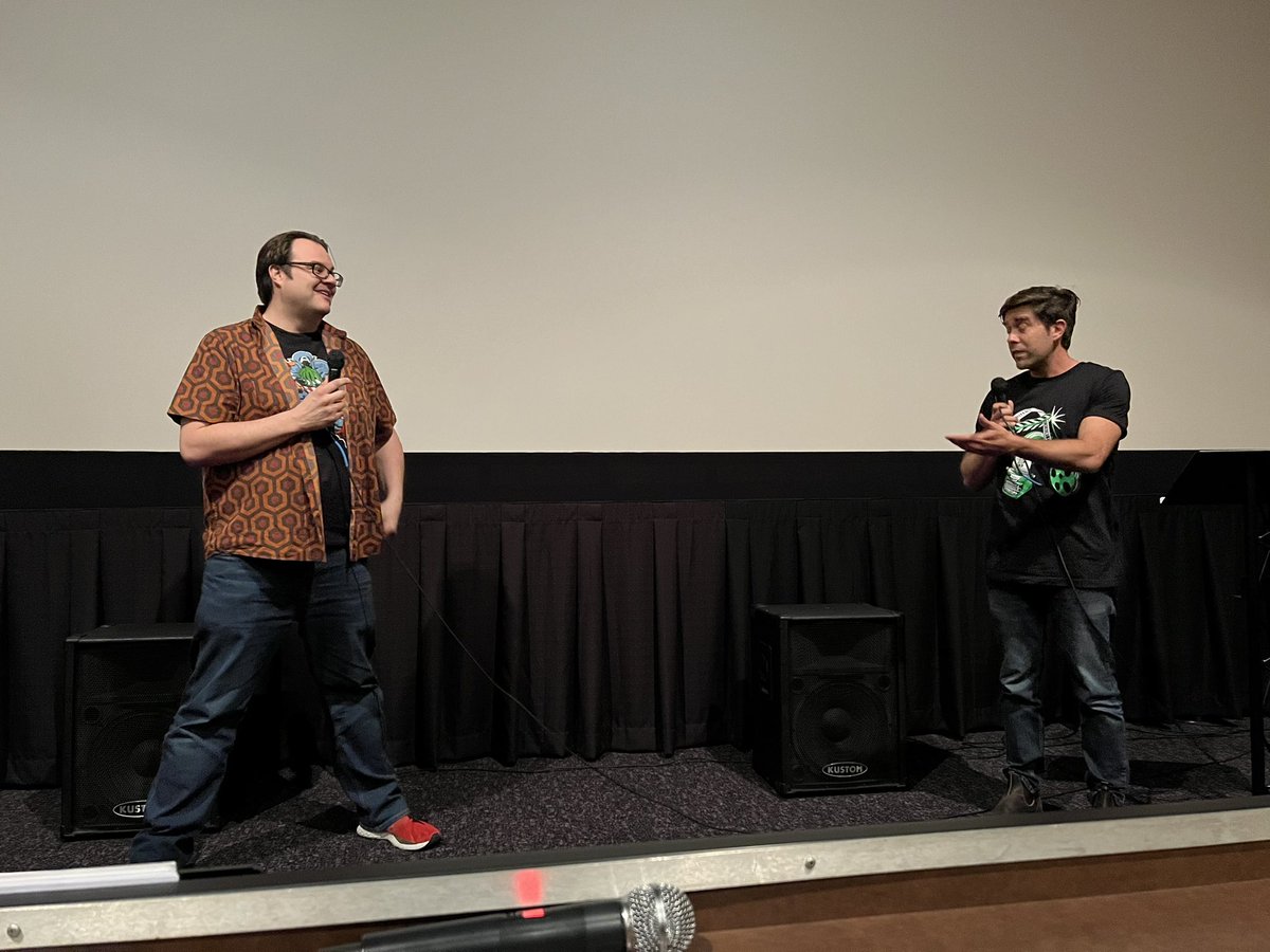 CBCCPodcast's tweet image. Our thanks to the @alamowinchester &amp;amp; @ProjectWrite’s Young Screenwriter’s Conference for letting Brad moderate the Q&amp;amp;A with #PaperGirls Showrunner @CCR. So much fun connecting with such an excitable and engaged crowd.