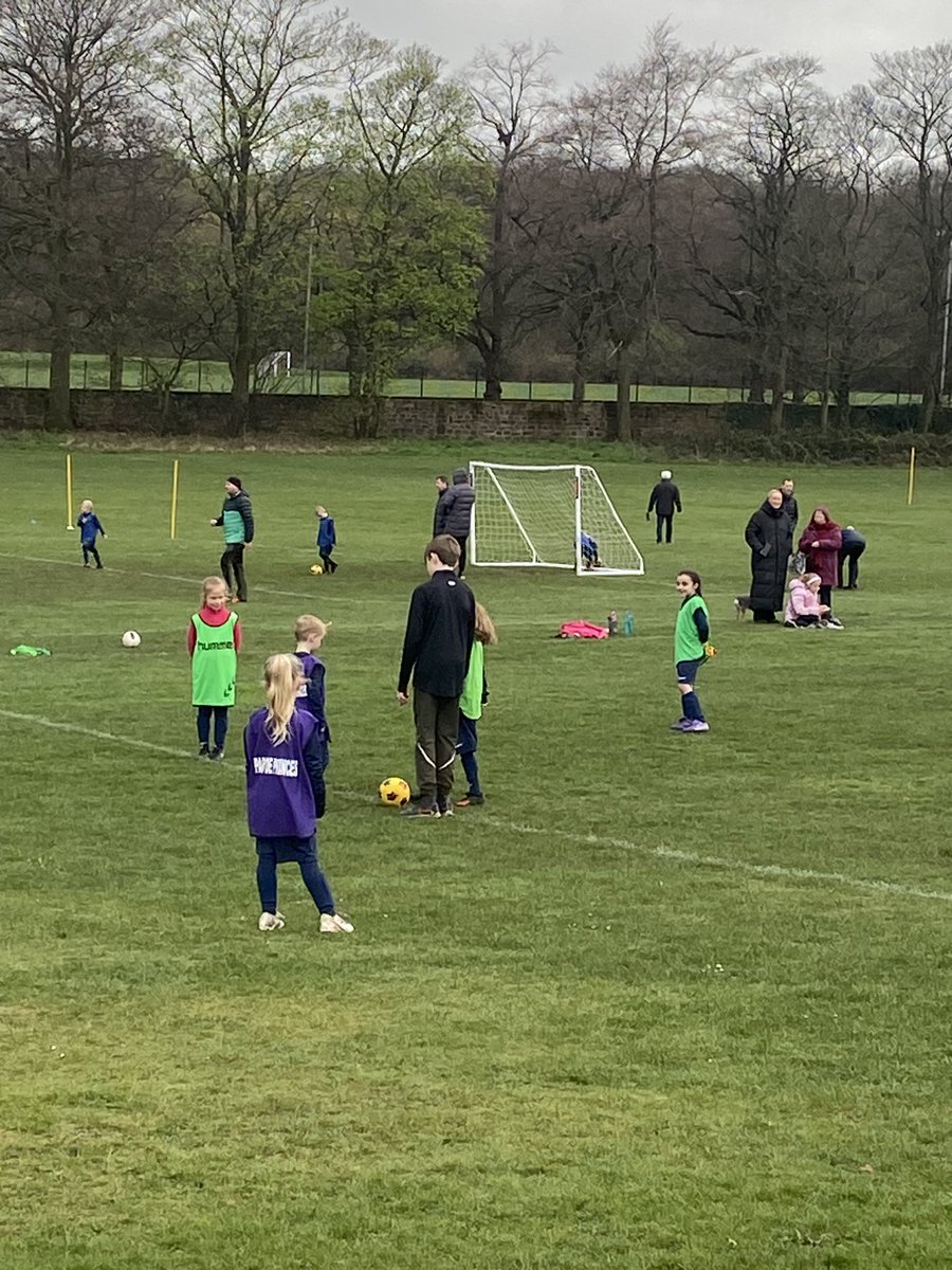 My lad out since oct with ankle problem. So today reffing his first games. Thank you <a href="/WooltonJuniorFC/">MSB Woolton FC</a> for getting him in. 
Made up for him. 👏
