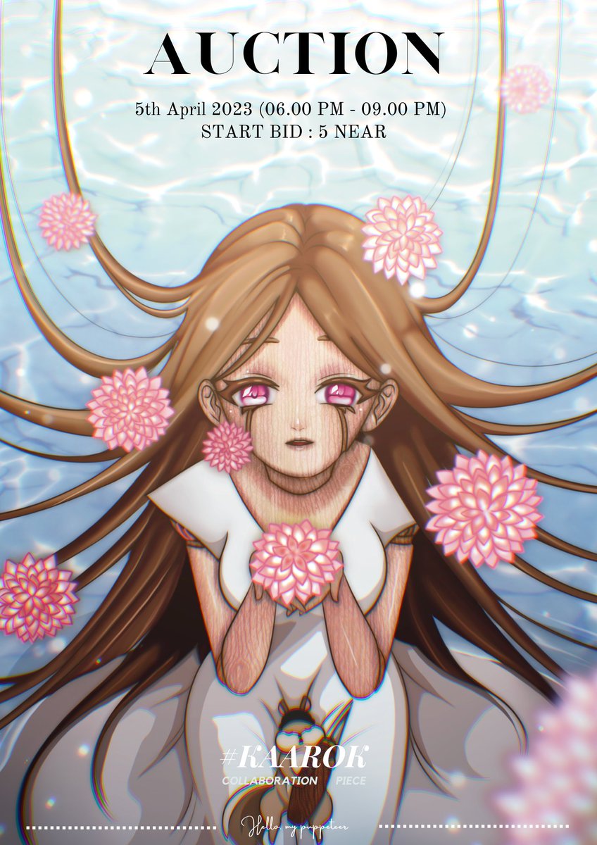 PHASE I : LAST PIECE 

" See you again "

START BID : 5 NEAR 
5th April 2023, 06.00 - 09.00 PM (GMT+7) 

มีของรางวัลมากมายให้ทุกคนได้ปลดล็อคของรางวัลกันนะคะ 
วันที่ 5 นี้ เวลา หกโมงเย็น-สามทุ่มค่ะ

👉 discord.gg/nZQHHxqHEU

#NFTdrop #NFTCommunity #NFTartwork #nftcollectible