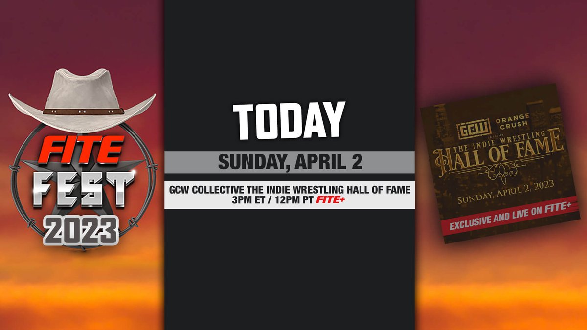 Triller_TV's tweet photo. 🔚We conclude a wonderful #FITEFest today with one final event from the @collective2023 and @GCWrestling_ The Indie Wrestling Hall of Fame.

Names who have left a mark on the business will be celebrated.

See it at 3pm ET LIVE &amp; EXCLUSIVE on #FITEplus 

✉️https://t.co/JtdGseydci https://t.co/0ts1pf4cpa
