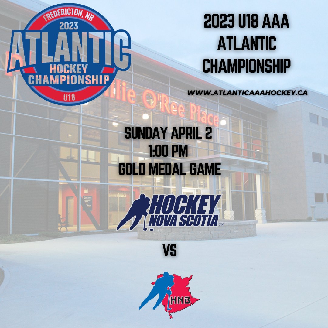 It is Championship Sunday at the U18 AAA Atlantics at Willie O'Ree. Game time 1:00pm with the <a href="/WeeksU18/">Weeks U18 Majors</a> taking on the <a href="/MonctonFlyers/">Moncton Major U18 Flyers</a>. You won't want to miss this one.