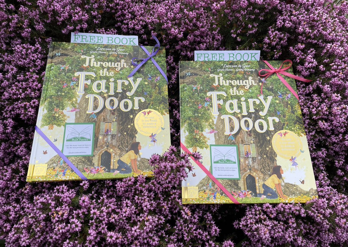 Jennife09761350's tweet photo. “Blossoms cover everything in pink happiness”
The Book Fairies are sharing copies of #ThroughtheFairyDoor today! What a perfect book for us to hide. Who will be lucky enough to spot one?
#ibelieveinbookfairies #TBFFairyDoor #TBFMagicCat #MagicCatPublishing #Edinburgh https://t.co/EGjjGvqRkC