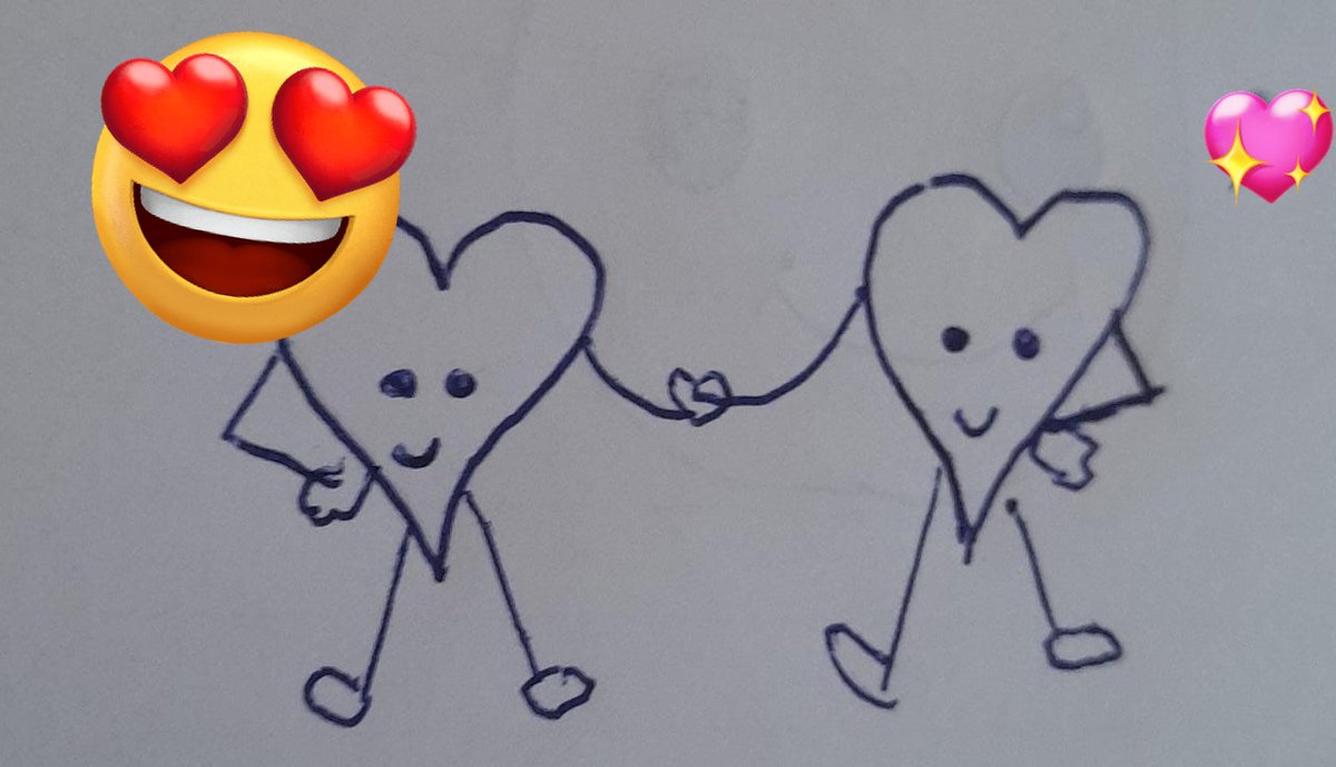 Mi novio?
El más romántico 💞 
Hasta tienen piernas y brazos los corazones 🤣🫶