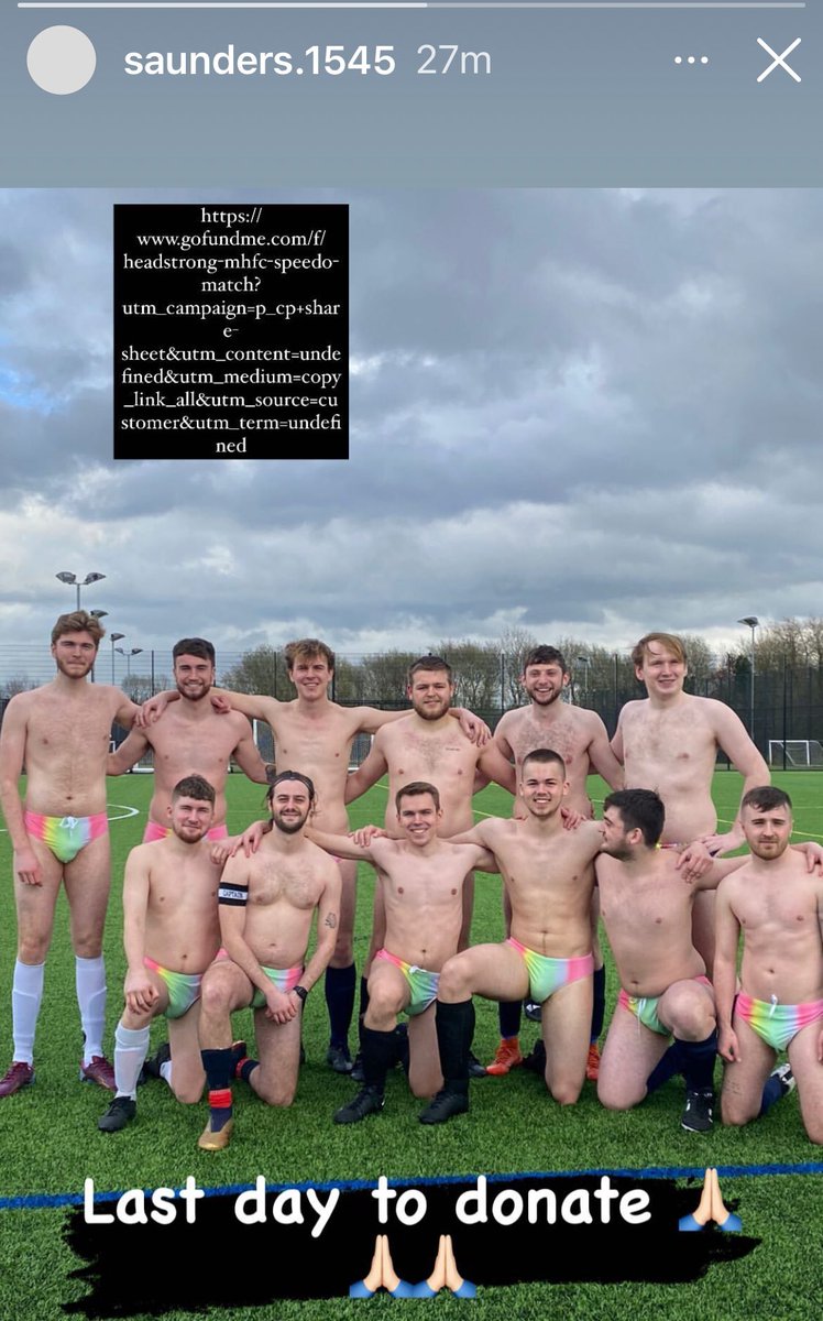 Great effort fundraising for <a href="/speedomick/">Speedomick</a> #charity! 

 Check out link for details! 👇

<a href="/Speedy_Twin/">Annie</a> <a href="/properenzo/">properenzo</a> <a href="/lancstelegraph/">Lancashire Telegraph</a>

#donatetoday

👉 instagram.com/stories/saunde…