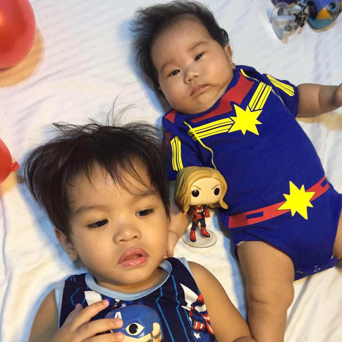 glamfab1123_'s tweet photo. Her 2nd month, yey! #2ndmonth #CaptainMarvel #Marvel https://t.co/hqquQROIbe
