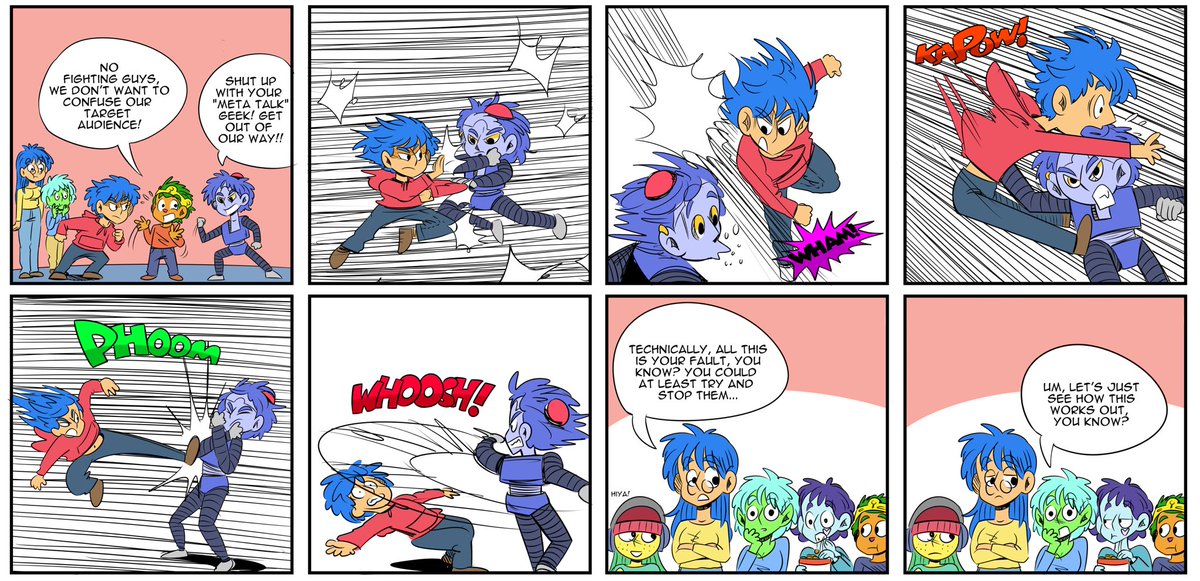 NEW COMIC “Let Them Fight, Please?” Mikey’s Days Off Comic