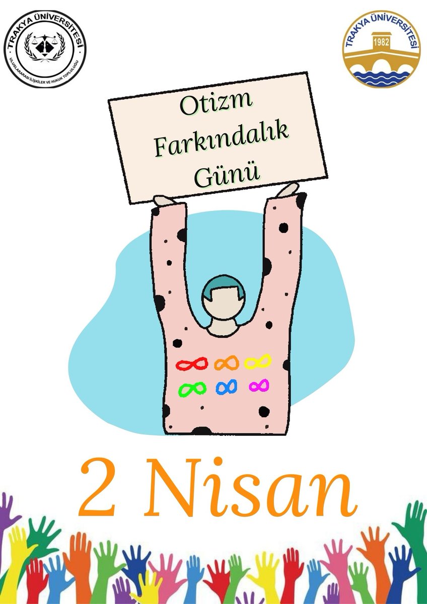 TUuiht's tweet photo. Otizm eksiklik değil, farklılıktır. Otizmin farkındayız ve onların yanındayız.Unutmayalım ki, engel diye bir şey yoktur. En büyük engel sevgisizliktir! 2 Nisan Dünya Otizm Farkındalık Günü Kutlu Olsun. https://t.co/PjUF3iLM4G