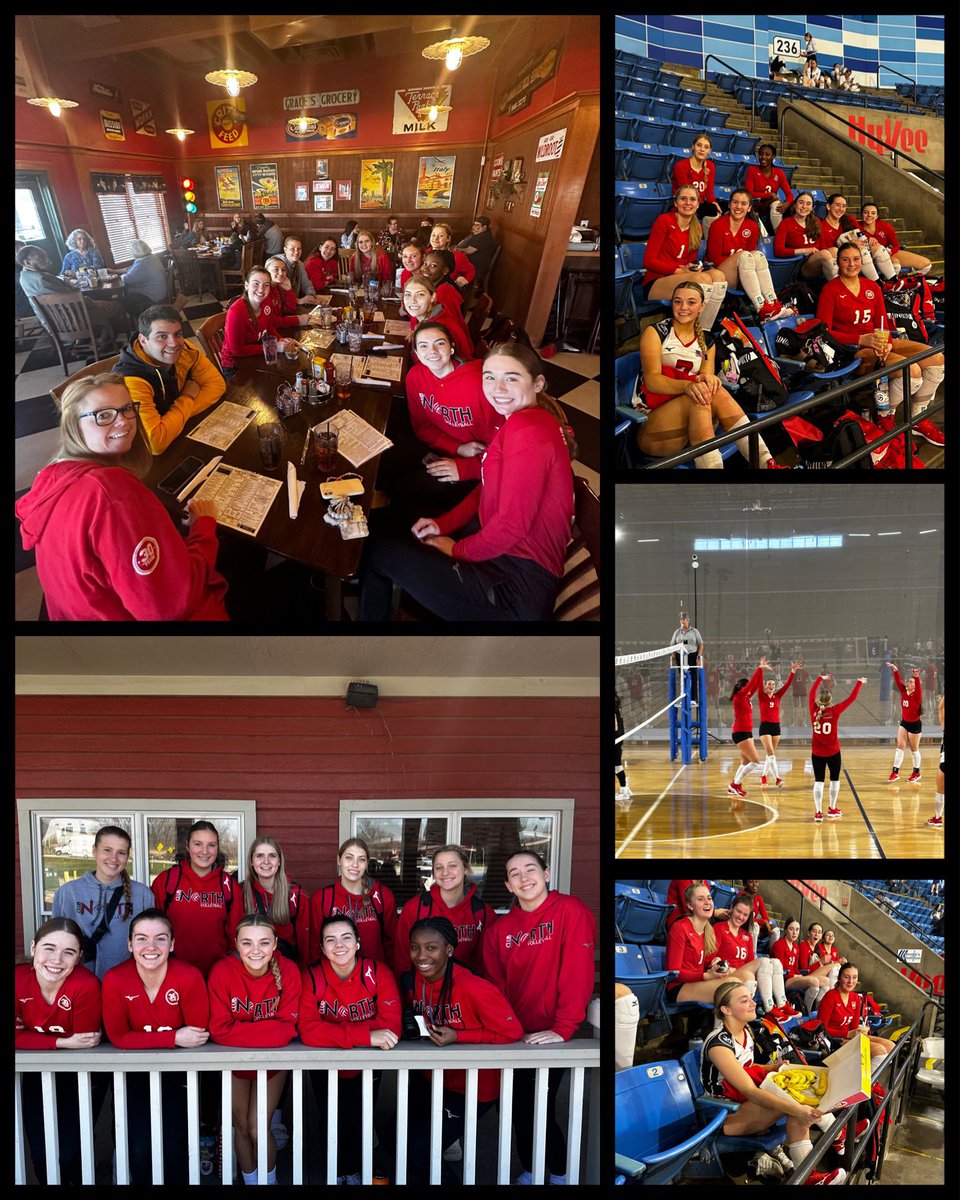 CNVB2025s's tweet photo. Day One at ASICS Show Me Qualifier 2-1.  Play resumes today at 2:30 at Bartle Hall Court 36.  Let’s do this! #hoavb #usavb #AprilFoolsDay #cornercafe https://t.co/0LrQY2OtRO