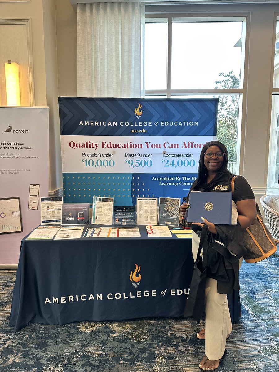 Elizabeth Wheeler (@ace_ewheeler) on Twitter photo It was a pleasure meeting ACE Alumni, Ottesha Williams at #innovativeschoolssummit yesterday. She earned her M.Ed. in Literacy at <a href="/ACEedu/">American College of Education</a>. If you are an #ACEAlum or current student stop by today and say hi! It was a pleasure meeting ACE Alumni, Ottesha Williams at #innovativeschoolssummit yesterday. She earned her M.Ed. in Literacy at <a href="/ACEedu/">American College of Education</a>. If you are an #ACEAlum or current student stop by today and say hi!