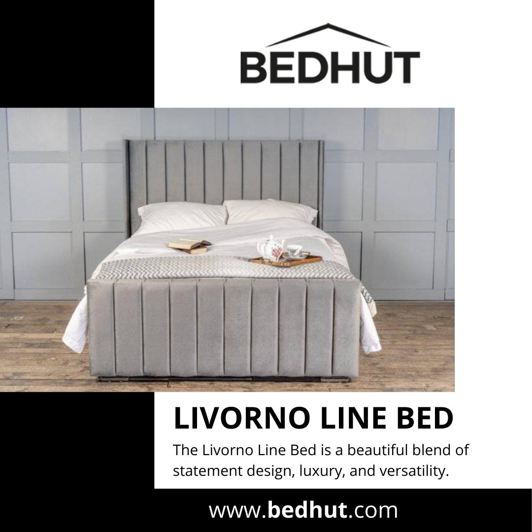 bedhutuk's tweet image. Make a statement in your bedroom with the Livorno Line Bed 🌟🛌 

This luxurious and versatile piece is a must-have for anyone looking to elevate their space! 

#BedHut #LivornoLineBed #StatementDesign