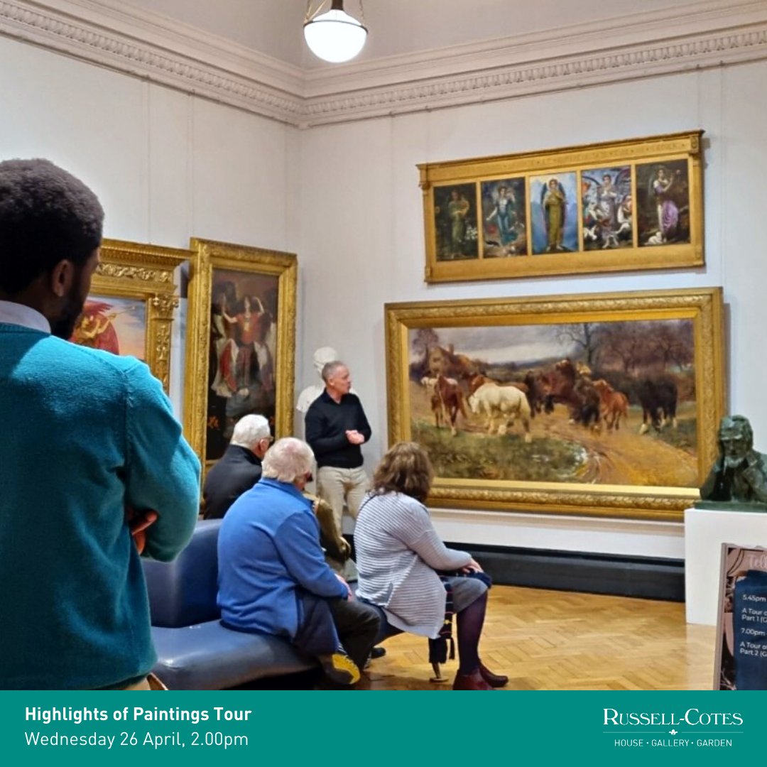 Russell_Cotes's tweet image. Would you like to find out more about the Russell-Cotes painting collection?🌟

To book the tour visit russellcotes.com/event/speciali…

Ticket includes admission to the museum for the day. £12.50

#museumtour #paintingcollection #russellcotes