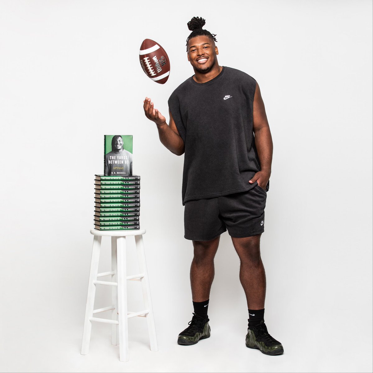 RKRelentless's tweet image. My first time seeing my book in real life, and it was both fantastic and incredibly humbling. We are now a little over a month away fro the release of my memoir, THE YARDS BETWEEN US! The publication is May 16, 2023, but you can preorder now online wherever you get your books.